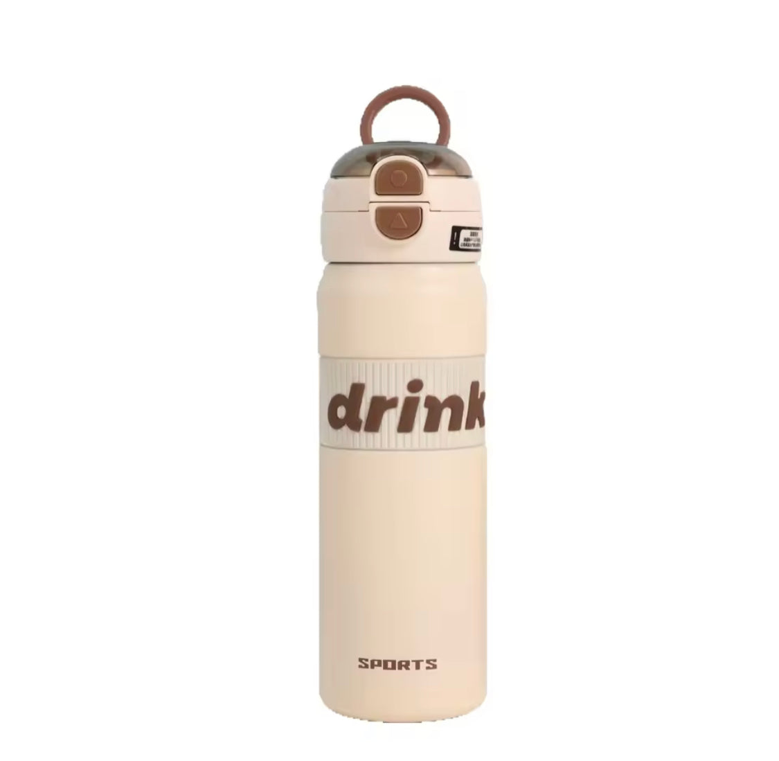 Portable Sports Water Bottle With Flip Lid, Large Capacity Handheld Student Insulated Mug, Stainless Steel Insulated Water Mug Portable Sports Water Bottle With Flip Lid, Large Capacity Handheld Student Insulated Mug, Stainless Steel Insulated Water Mug